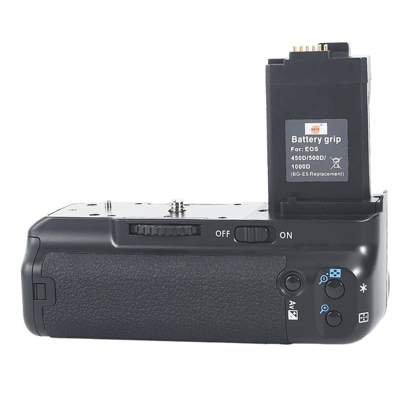 DSTE Replacement for Pro BG-E5 Vertical Battery Grip + 2X LP-E5 Compatible Canon EOS 450D 500D 1000D SLR Digital Camera - Image 5